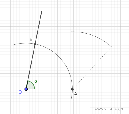 an arc of a circle
