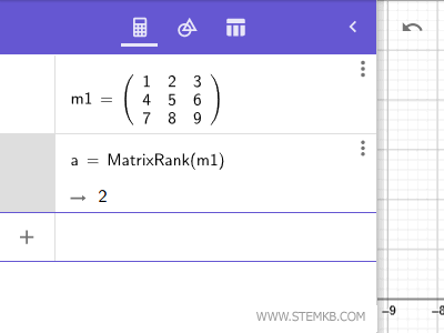 matrix rank