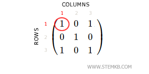 the first element