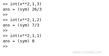 definite integrals in Octave